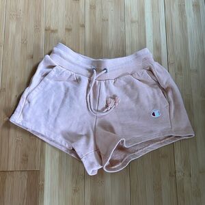 Peach- Pink Champion shorts